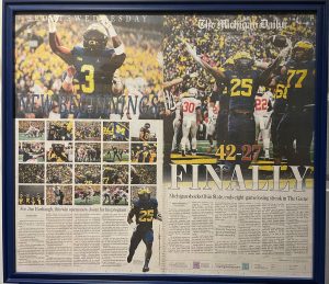Michigan Daily Framed Cover December 1, 2021